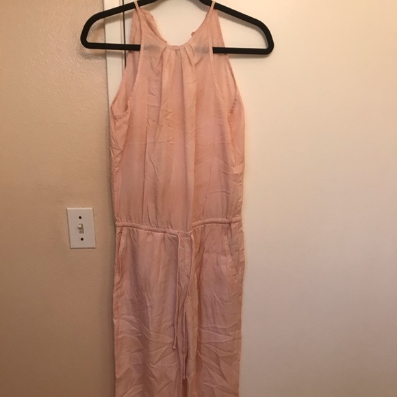 Cloth & Stone Blush Linen jumpsuit - Picture 1 of 4